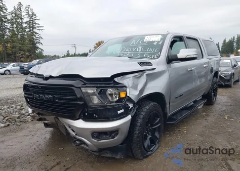 2020 Ram 1500 Big Horn 4X4 5'7 Box из США, поврежденный, VIN 1C6SRFFT2LN310877